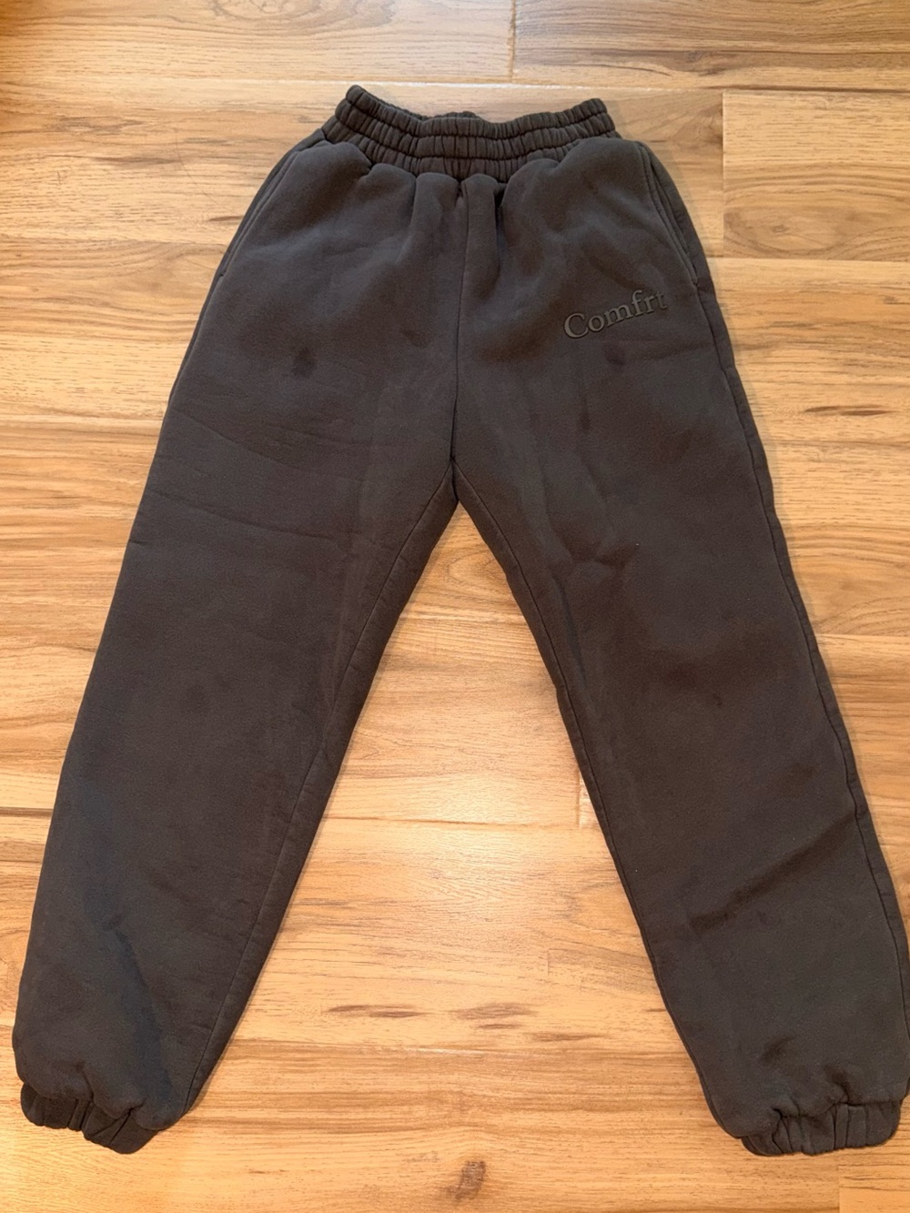 Comfort Fit Black Women's Fleece Jogger Pants